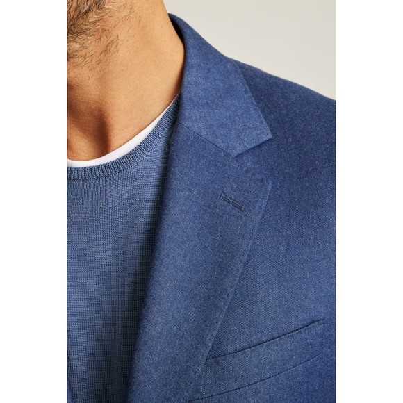 Bonobos Italian Stretch Wool Flannel Blazer Suit Jacket Bright Navy Men 40R Slim - Picture 6 of 13